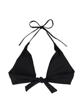 Karl Lagerfeld Logo Embroidered Bikini Top