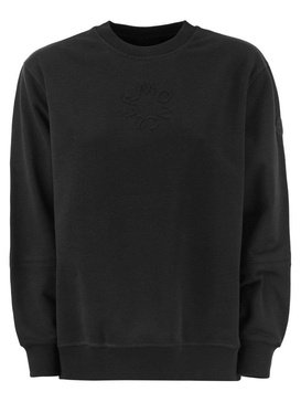 Moncler Logo Embossed Crewneck Sweatshirt