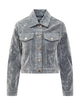 Casablanca Long Sleeved Peach Denim Jacket