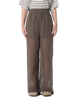 Brunello Cucinelli High-Waist Wide Leg Trousers