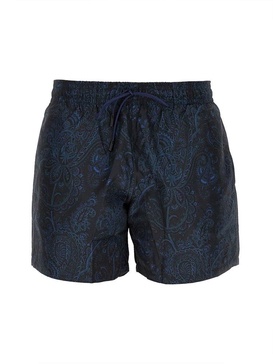 Etro Paisley Printed Drawstring Swim Shorts