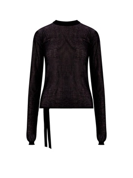 Ann Demeulemeester Double Strap Crewneck Top