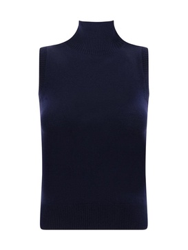 Sportmax High Neck Sleeveless Jumper