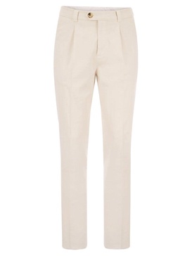 Brunello Cucinelli Low-Waisted Slim-Fit Trousers