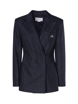 Genny Pinstripe Double Breasted Jacket