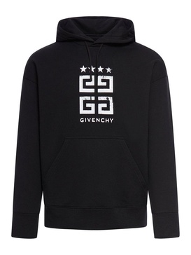 Givenchy Logo Printed Drawstring Hoodie