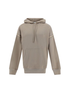 Helmut Lang Logo Embroidered Drawstring Hoodie