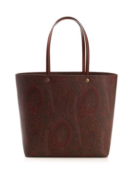 Etro Paisley Printed Medium Tote Bag