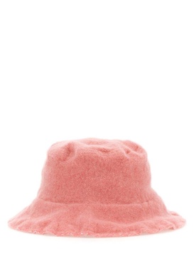 Comme des Garçons Shirt Distressed Pull-On Bucket Hat