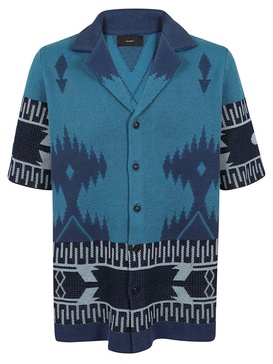 Alanui Icon Jacquard Straight Hem Shirt