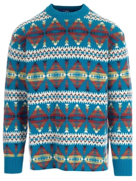 Junya Watanabe MAN Jacquard Crewneck Sweater