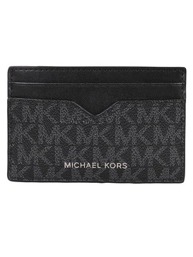 Michael Kors Hudson Logo-Jacquard Card Holder