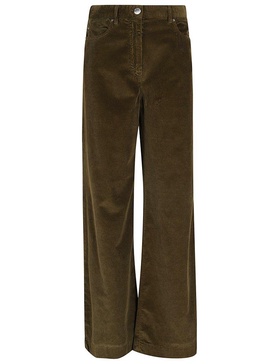 Pinko Wendy Corduroy Palazzo Trousers