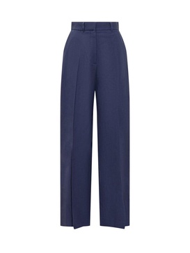 Casablanca Pressed Crease Wide-Leg Trousers