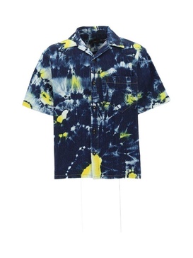 Alanui Tie-Dyed Buttoned Short-Sleeved Shirt