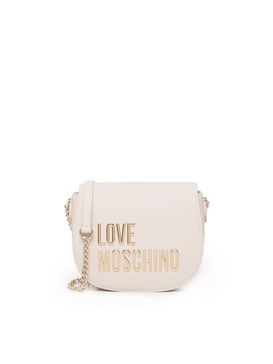 Love Moschino Logo-Lettering Chain-Linked Crossbody Bag