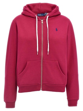 Polo Ralph Lauren Logo Embroidered Zipped Hoodie