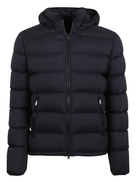 Black Quilted Water Resistant Coat