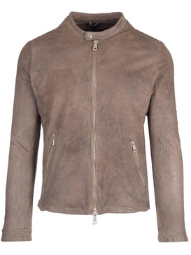 Giorgio Brato Zip-Up Straight Hem Jacket