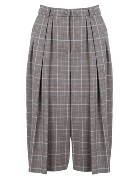 Alberta Ferretti Checked Midi Skirt