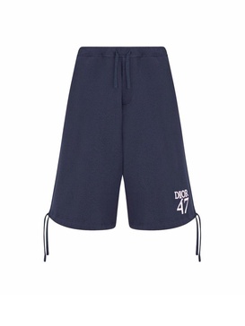 Dior Homme Logo Embroidered Drawstring Shorts