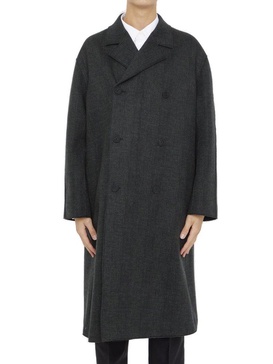 Dior Homme Double-Breasted Long-Sleeved Coat