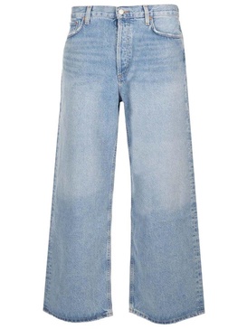 AGOLDE Mid-Rise Straight Hem Jeans