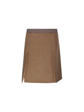 Sportmax Riga Checked Waist Mini Skirt