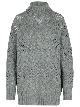 Sportmax 'Newsstand' Grey Wool Blend Sweater