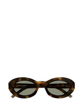 Saint Laurent Eyewear Oval Frame Sunglasses