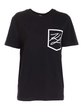 Karl Lagerfeld KL Pocket Crewneck T-Shirt