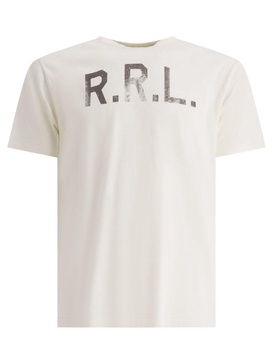 Ralph Lauren RRL Metallic Effect Crewneck T-Shirt