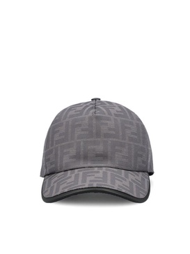 Fendi FF Jacquard Curved-Peak Baseball Cap