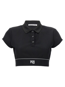 T By Alexander Wang Cheerleader Polo Top