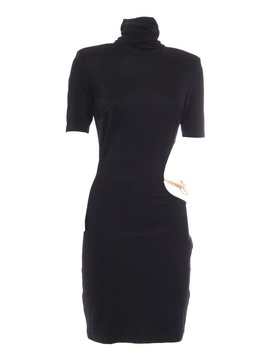 Elisabetta Franchi Cut-Out Jersey Mini-Dress