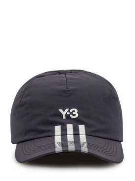 Y-3 X Adidas Logo Printed Baseball Cap