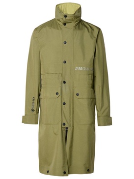 Moncler Grenoble 'Steig' Green Polyester Parka