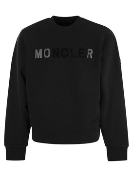 Moncler Logo Lettering Crewneck Sweatshirt