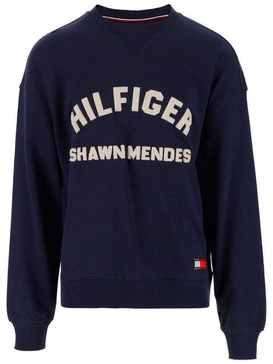 Tommy Hilfiger X Shawn Mendes Logo Detailed Crewneck Sweatshirt