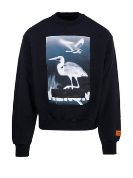 Heron Preston Graphic Printed Crewneck Sweatshirt