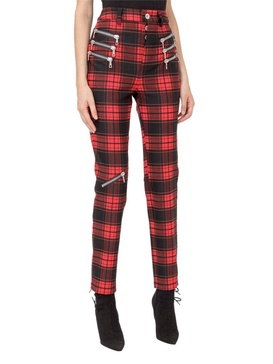 Unravel Project Tartan Pattern Pants