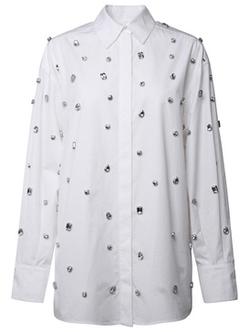 Sportmax Embellished Long-Sleeved Shirt