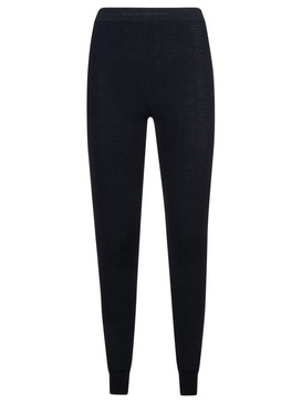 Paco Rabanne High Waist Logo Waistband Leggings