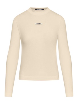 Jacquemus Logo Patch Long-Sleeve Top