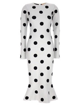 Marni Polka Dot Knitted Dress