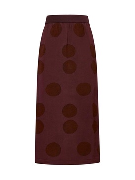 Uma Wang Polka-Dot High Waist Skirt