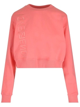 Fendi Logo Embroidered Crewneck Jumper