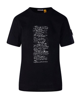 Moncler X Willow Smith Lyrics Printed T-Shirt