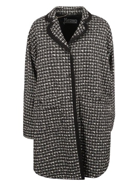 Herno Tweed Long Coat