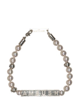 Ambush Letterblock Embellished Bracelet